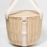 Panier de pique-nique isotherme en plastique PE tressé à la main, personnalisé, pour fruits, légumes et cadeaux – Vente en gros, promotion mode