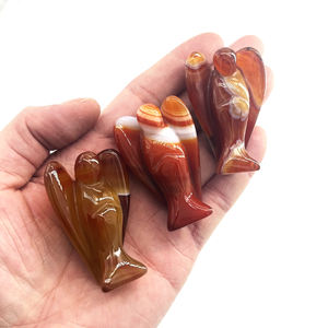 Estatuilla de piedras preciosas Estatuilla de Ángel guardián 2 Chakra Piedra preciosa para suministros de brujería - Product Image 5