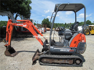 Pompe moteur haute performance certifiée CE pour mini-excavatrice sur chenilles KX41-3V de 1,63 tonne, compacte, d'occasion, du Japon - Product Image 2