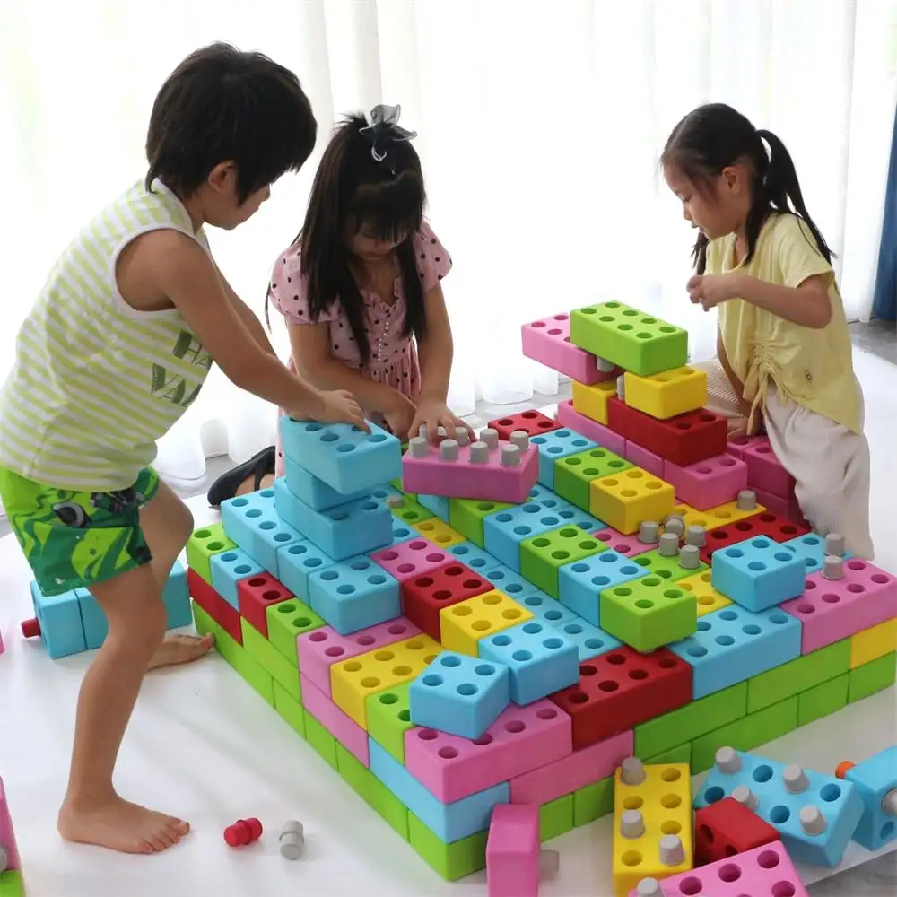 Creative foam building blocks Toys Kids Playing House Large Toy DIY Building Blocks