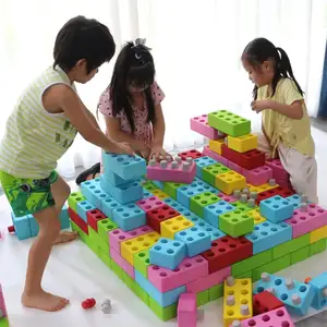 Kreativer Schaum Bausteine Spielzeug Kinder Spielhaus großes Spielzeug Bausteine aus Baustelle selbst bauen