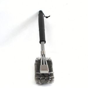 Cepillo de Limpieza para Barbacoa de Acero Inoxidable de Alta Calidad, con Raspador, Sin Cerdas, para Limpiar Parrillas - Product Image 3