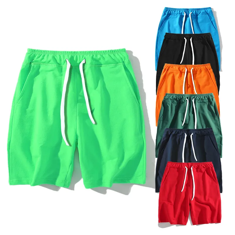 New Trend Personality Fluorescent Green Custom Hip-Hop Street Tie-Dye Men Shorts