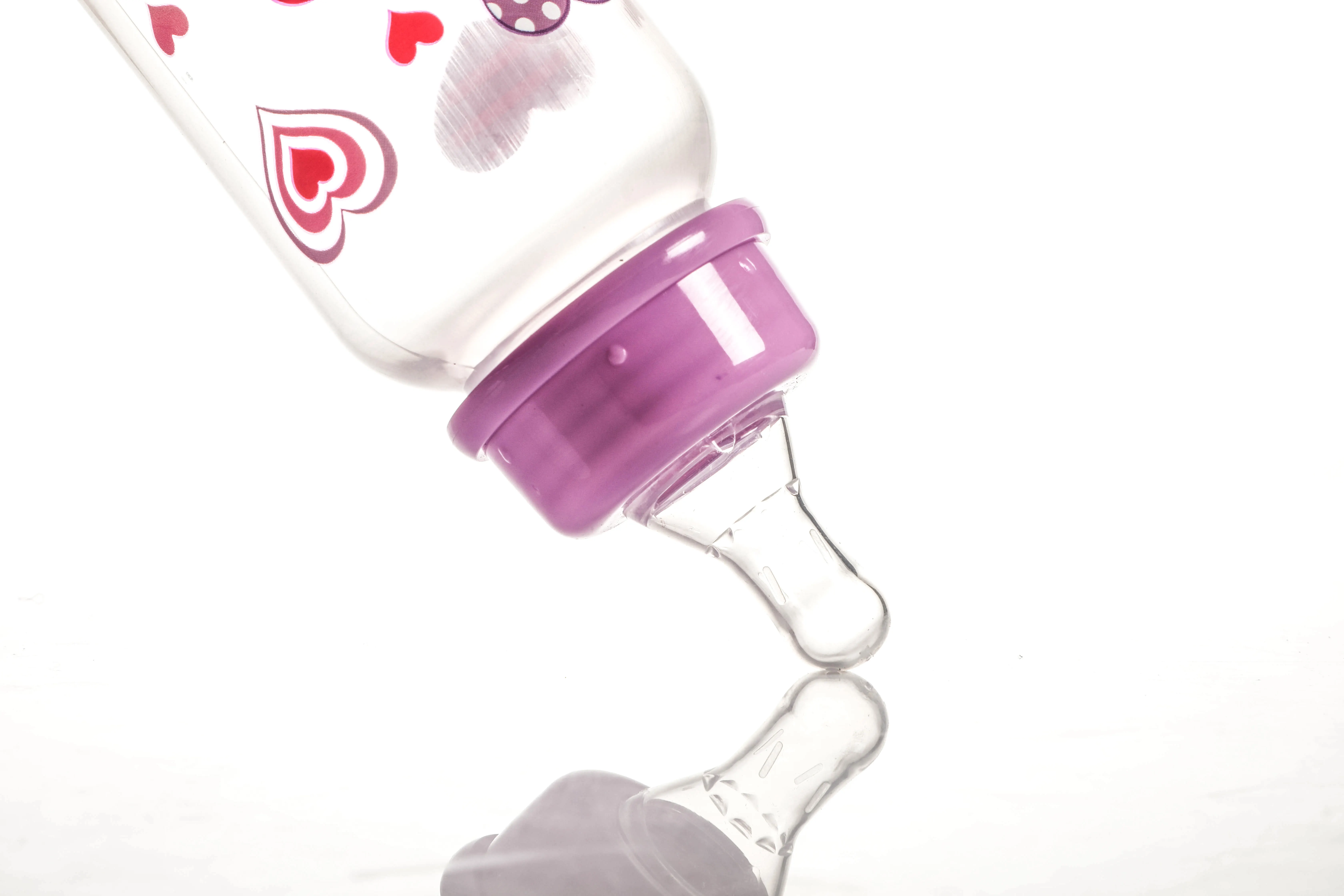 Toptan özel biberon 250ml 8OZ çocuklar bebek süt su besleme yenidoğan bebek silikon PP biberon
