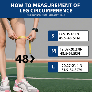 Đai hỗ trợ đầu gối có logo tùy chỉnh, chất liệu thun co giãn, băng quấn đầu gối thể thao, đai đầu gối bằng chất liệu EVA đàn hồi - Product Image 2