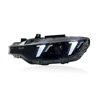 Feux de voiture modifiés Plug-and-Play pour BMW Série 3 F30 F31 F35 12-18 Style œil de serpent Assemblage de phares LED Blanc Jaune DRL
