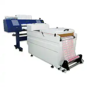 HJD-S01 DTF Printer 60cm PET Heat Transfer Film Digital Inkjet Direct To Film With Powder Shaker Oven Conveyor Dryer