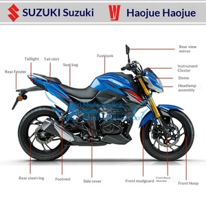 Accesorios de Reparación para Motocicletas HAOJUE, Deflector de Faro Delantero, Cubierta Protectora DR160/DR150/HJ150/DK125, Nuevas Piezas para Motocicleta - Product Image 3
