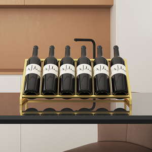 Espositore e decorazione dell'armadietto del <span class=keywords><strong>vino</strong></span> <span class=keywords><strong>rosso</strong></span> creativo per casa e ristorante di lusso luce obliqua - Product Image 3