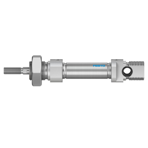 DSNU-10-12 Series ISO 6432 Round Pneumatic <b>Cylinder</b> Double Acting Air <b>Cylinder</b> With Self Adjusting <b>Cushioning</b> - Product Image 3