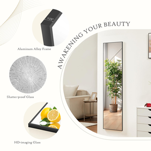 Home Decor Living Room Unbreakable Full Length Body Dressing <b>Mirror</b> Big Long Floor Large <b>Wall</b> Standing <b>Mirror</b> Spiegel Miroir - Product Image 3