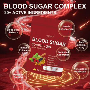 Complexe Glycémique 20+ Ingrédients Actifs Gélules Molles |   Soutient la santé du taux de sucre dans le sang et la santé métabolique - Product Image 3