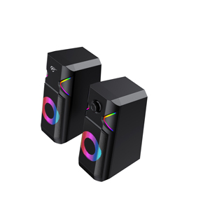 Havit SK201 Haut-parleur de jeu stéréo 2.0 filaire <span class=keywords><strong>RGB</strong></span> alimenté par USB - Product Image 2