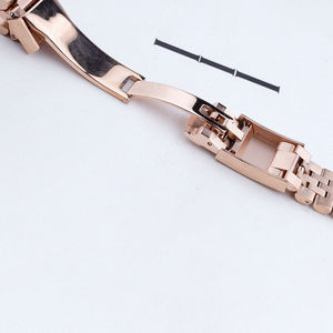 Correa de Reloj de Acero Inoxidable Color Oro Rosa para Rolex <span class=keywords><strong>GMT</strong></span> <span class=keywords><strong>Master</strong></span> II 116710 BLNR, Brazalete Jubilee de 20 mm, Cierre Oyster de Lujo - Product Image 3