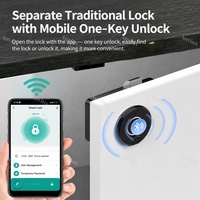 Serrure de tiroir intelligente Auvinx OEM, biométrique, sans fil, avec application Tuya, serrure numérique à empreintes digitales pour meubles de bureau à domicile