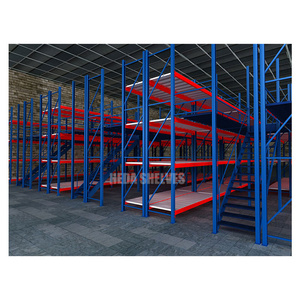 أرفف رف معدني قابل للتعديل ورفوف تخزين مستودع رف معدني متوسط الخدمة - Product Image 5