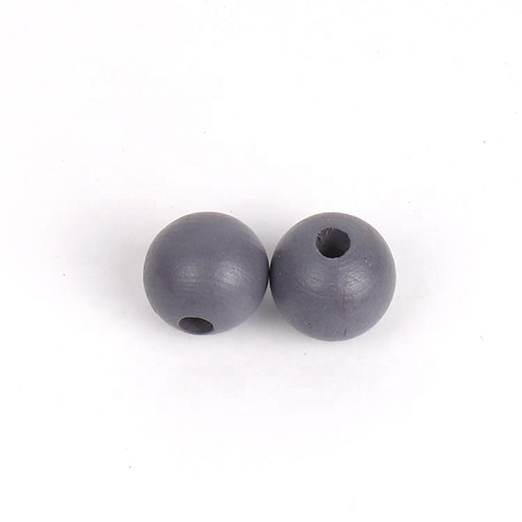 10mm/12mm/16mm /20mm Wood Baby Toy Custom Colorful Beaded Jewelry