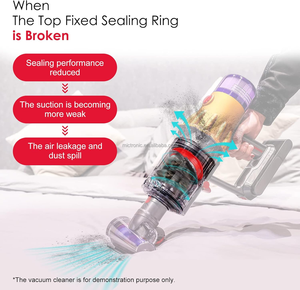 Anneau d'étanchéité de poubelle pour Dysons V12 Detect <span class=keywords><strong>Slim</strong></span> V10 <span class=keywords><strong>Slim</strong></span> <span class=keywords><strong>Digital</strong></span> <span class=keywords><strong>Slim</strong></span> Aspirateur Seau à poussière Dirt Cup Ring Bin Part - Product Image 6