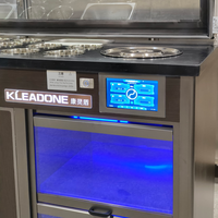KLEADONE Table de console à affichage numérique à double température personnalisée Équipement de réfrigération de conception avancée