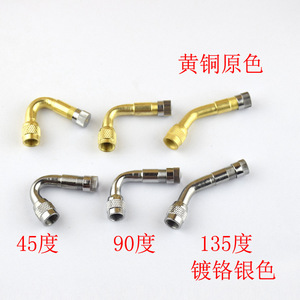 Sun Yat-sen University Valve Stem Metal Rod VE36 Brass <b>Inflation</b> Extension Tube 45 90 135 American Valve Stem - Product Image 2