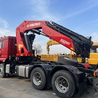 Camions tracteurs avec grue articulée pliable 2-20 tonnes, moteur Weichai, boîte de vitesses, pompe, équipement de levage pour la construction