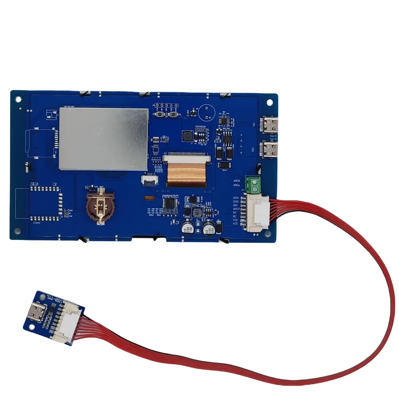 5-inch serial display screen 800 * 480 TN LCD with UART board programmable secondary development intelligent screen