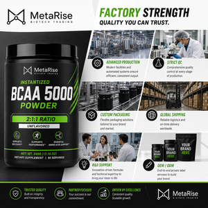 Poudre d'acides aminés à chaîne ramifiée (<span class=keywords><strong>BCAA</strong></span>), complément nutritionnel sportif, protéine <span class=keywords><strong>BCAA</strong></span> personnalisée pour des performances optimales - Product Image 6