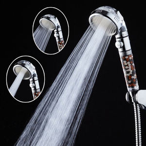 Cabezal de ducha iónico con interruptor de encendido y apagado, alcachofa de ducha desmontable de mano de alta presión con filtro extraíble - Product Image 5