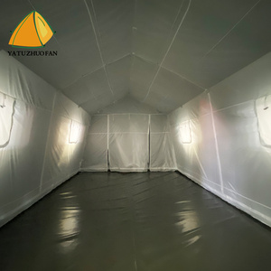 Vệ sinh ngoài trời không thấm nước Inflatable vải không khí Lều khẩn cấp chỉ huy lều cho Thiên Tai Y Tế BệNh Viện hỗ trợ - Product Image 3
