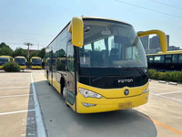 Foton bus de luxe électrique autocar de seconde main 49 sièges 2016 ans bus électrique passager de transport public