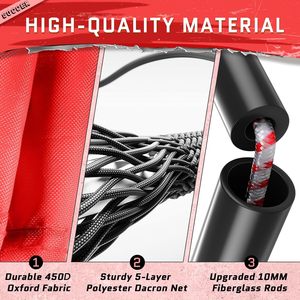 <span class=keywords><strong>2025</strong></span> nhà máy bán hàng trực tiếp 6x4 ft xách tay Pop Up bóng đá Mục tiêu thiết bị đào tạo cho trẻ em Thanh Niên Toddler thể thao ngoài trời trò chơi - Product Image 4