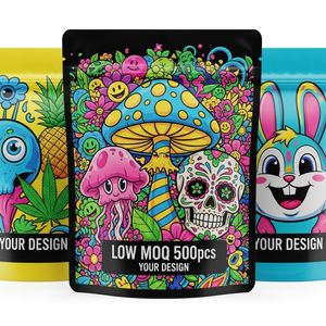 Bolsas Personalizadas a Prueba de Olores y Humedad de 3.5g, Bolsas Mylar con Cierre Hermético, Impresión Digital de Logotipo, para Alimentos - Product Image 1