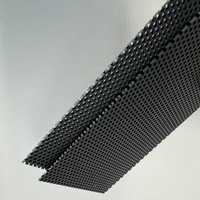 Treillis diamanté perforé en aluminium Poinçonnage de trous Métal microperforé Tôle galvanisée 1.5mm Treillis perforé