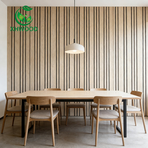 Panneau acoustique en lattes de bois Akupanel au design moderne pour décoration murale, insonorisant, modèle 3D pour studios - <span class=keywords><strong>Prix</strong></span> d'échantillon usine - Product Image 1