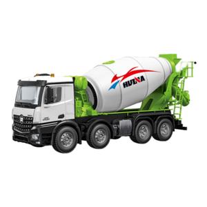 Huina 1537 1/14 Electric Mixer <b>Truck</b> Model Toy Cars Metal Diecast Engineering Vehicles Doors Opened Sound Light Rubber Tire - Product Image 1