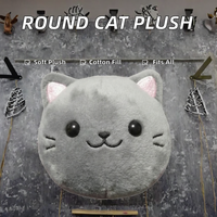 Peluche chat rembourrée en coton à poils courts pour enfants de 2 à 4 ans, 11-30 cm
