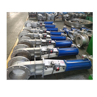 Vanne à guillotine/couteau carré manuelle en acier inoxydable SS304 avec joint EPDM, fabriquée en Chine, pour applications générales d'eau/huile