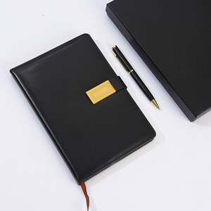 Premium Business Journal Gift <b>Set</b>: Branded <b>Notebook</b> with Metal Clasp - Perfect Corporate Gift & Giveaway - Product Image 3