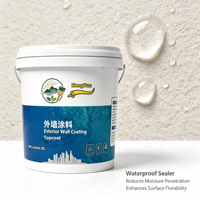 Revêtement liquide acrylique haute brillance de qualité supérieure pour peinture murale lavable et durable à texture pierre