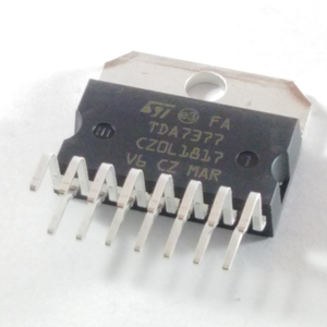 Circuits intégrés Icschip Semiconductors, amplificateurs audio IC, amplificateur de puissance 2x35W, 2 canaux (stéréo) ou 4 canaux TDA7377 - Product Image 1