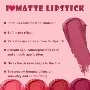 Lápiz Labial Mate Resistente al Agua <span class=keywords><strong>y</strong></span> al Sudor, 3.8g, <span class=keywords><strong>Modelo</strong></span> LS098, Exportación de Maquillaje Europeo <span class=keywords><strong>y</strong></span> Americano, Directo de Fábrica - Product Image 2