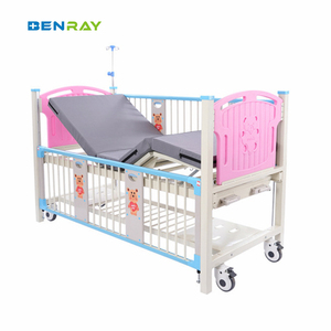 BR-BB021 Neugeborenen-Kinderbett, Krankenhaus-Medizinisches Bett mit Zwei Kurbeln, Manuelles Kinder-Krankenhausbett für den Heimgebrauch - Product Image 5