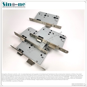 SS304 Cửa Kim Loại Bằng Gỗ Mortice Sash Khóa Trường Hợp DIN18251/EN12209 70Mm 80Mm Backset Euro Mortise 72Mm Cấu Hình Xi Lanh Khóa Cơ Thể - Product Image 4