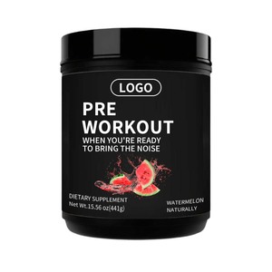 Bacs à poudre pré-entraînement personnalisés pour hommes Koffein Arginine Citruline Bêta-Alanine Supplément nutritionnel sportif à pompe pour homme - Product Image 1