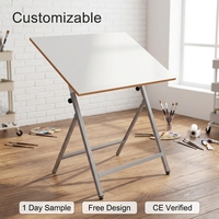 Table à dessin inclinable de qualité professionnelle pour projets d'architecture universitaires