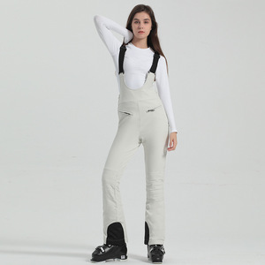 <span class=keywords><strong>Pantalon</strong></span> de <span class=keywords><strong>ski</strong></span> pour femme, bretelles doubles, élastique, coupe ajustée, coupe-vent, imperméable, <span class=keywords><strong>noir</strong></span>, chaud, <span class=keywords><strong>pantalon</strong></span> de neige pour l'extérieur - Product Image 6