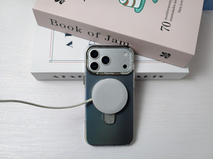 Funda Magnética Antigolpes para iPhone 17 Pro Max con Detalles Brillantes, Cubierta Protectora que Cambia <span class=keywords><strong>de</strong></span> Color 360 °   Soporte para Anillo - Product Image 4