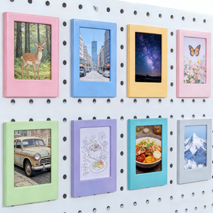 Autocollant magnétique en forme Art déco personnalisé, aimant de réfrigérateur en plastique <span class=keywords><strong>mini</strong></span> pour cadre photo Instax en acrylique - Product Image 3