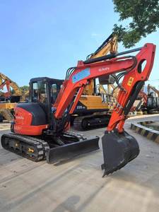 รถขุดมือสองญี่ปุ่นแท้ 5 ตัน ยี่ห้อ KUBOTA รุ่น KX057 KX057-4 พร้อมใบรับรอง EPA CE รถขุด Kubota KX057-4 แบบ Zero Tail Swing Arm และยาง - Product Image 5