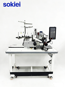 Máquina de coser computarizada programable de cama plana para cinturillas elásticas con cortahilos para tejidos de punto/tela. - Product Image 3